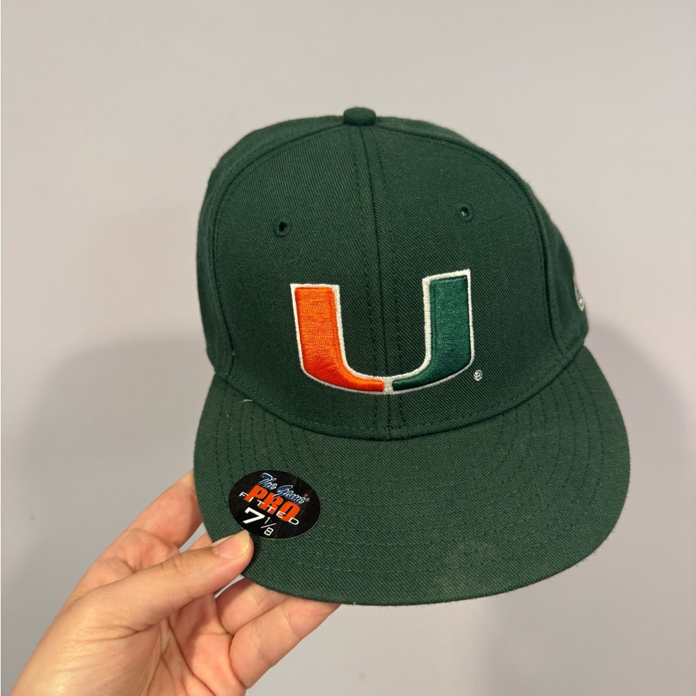 NWT green University of Miami hurricanes the game hat